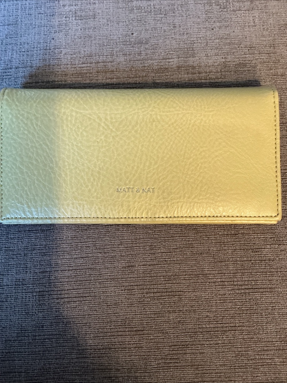 Matt & Nat Green Vegan Leather Long Wallet
